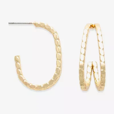 Bold Elements 20.2mm Hoop Earrings
