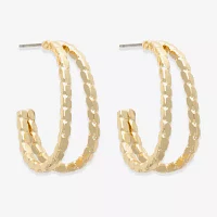 Bold Elements 20.2mm Hoop Earrings