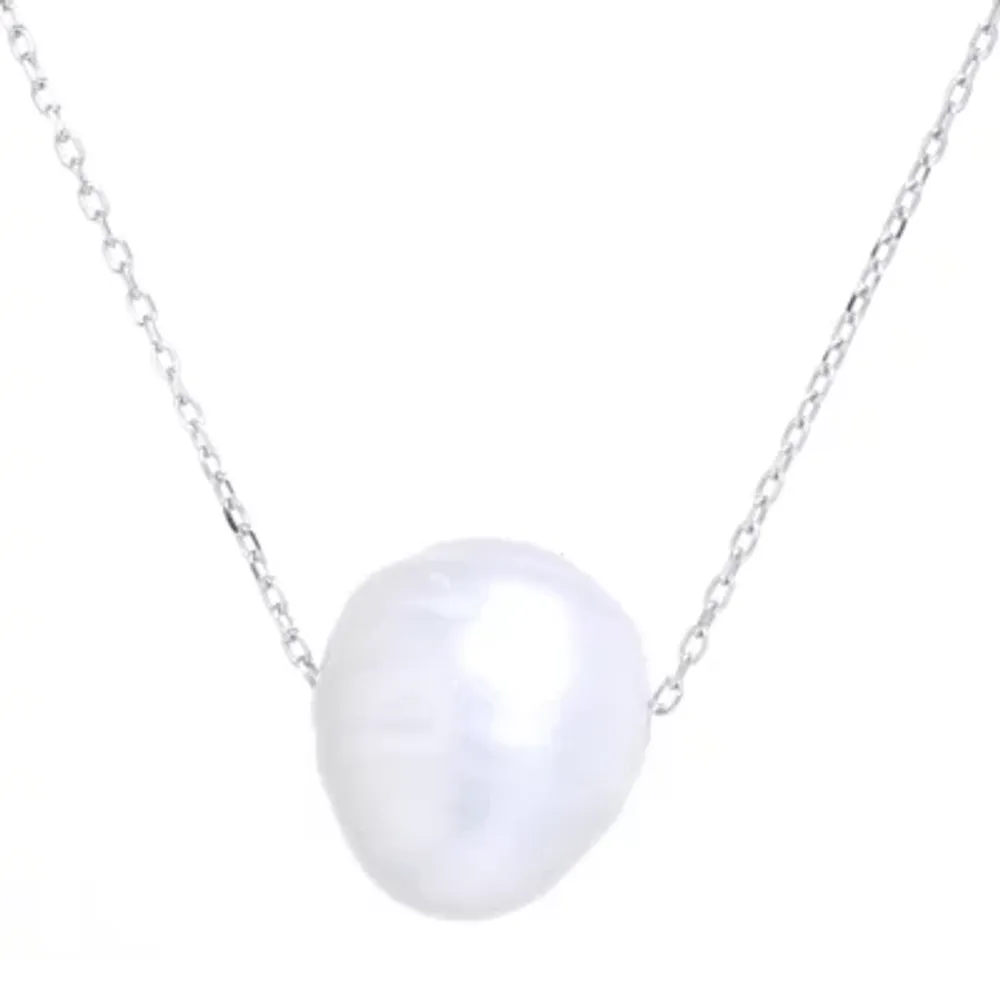 Effy Womens White Cultured Freshwater Pearl 14K Gold Over Silver Strand  Necklace | Hamilton Place