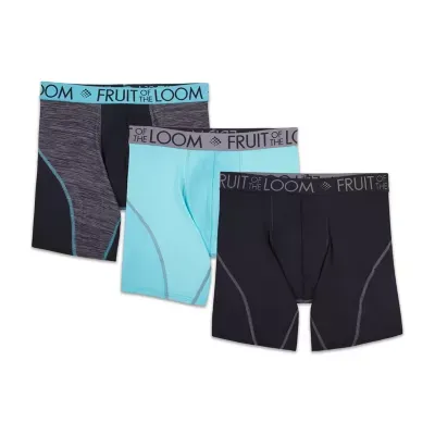 Fruit of the Loom Mens 3 Pack Boxer Briefs