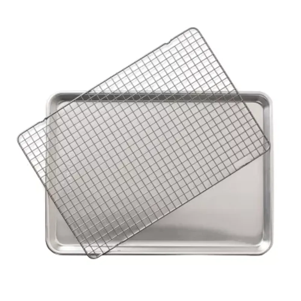Nordicware 2-pc. Naturals Half Sheet with Oven-Safe Grid Bakeware Set