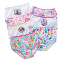 Toddler Girls Trolls 7 Pack Brief Panty