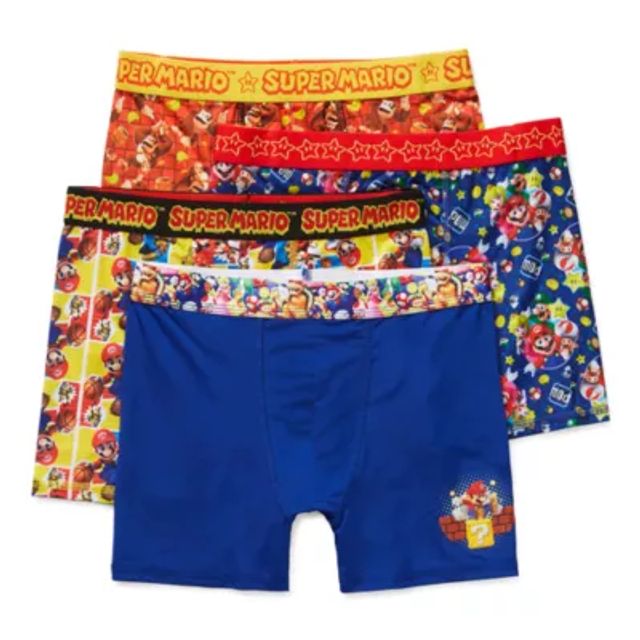 Boys' Super Mario 4pk Underwear - 4