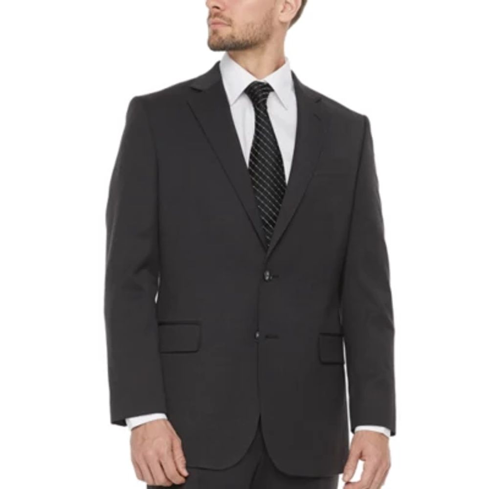 Stafford Super Suit Charcoal Mens Classic Fit Suit Jacket