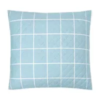 Fieldcrest Windowpane Reversible Euro Sham