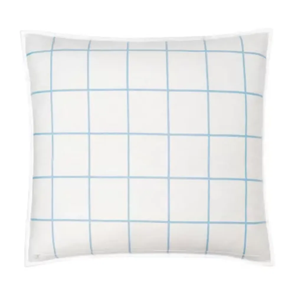 Fieldcrest Windowpane Reversible Euro Sham