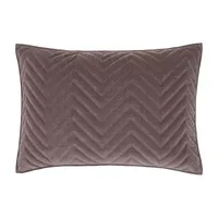 Fieldcrest Chevron Velvet Quilt