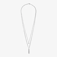 Bijoux Bar Delicates 19 Inch Bar Strand Necklace