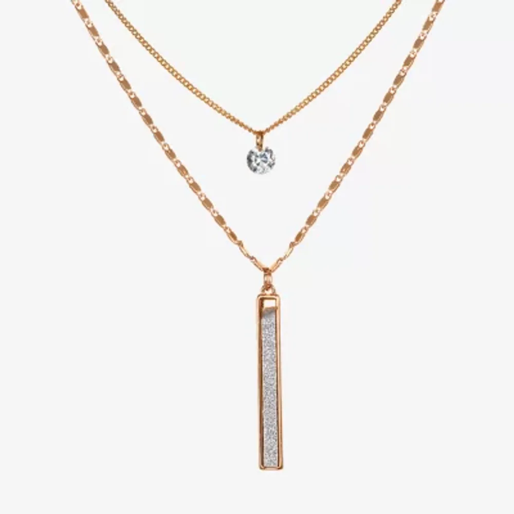 Bijoux Bar Delicates Inch Bar Strand Necklace