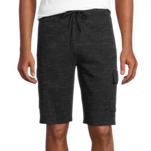 Xersion Quick Dry Cotton Fleece 10 Inch Mens Mid Rise Cargo Short