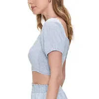 Forever 21 Juniors Womens Square Neck Crop Top