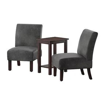3-pc. Slipper Chair