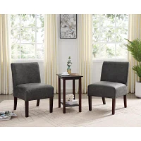 3-pc. Slipper Chair