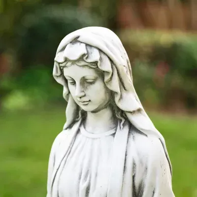 Glitzhome 30" Blessed Mother Mary Garden Statue