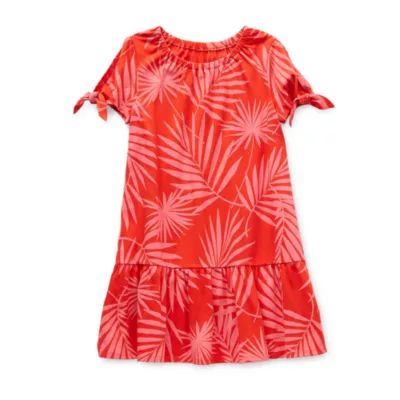 Thereabouts Little & Big Girls Short Sleeve A-Line Dress