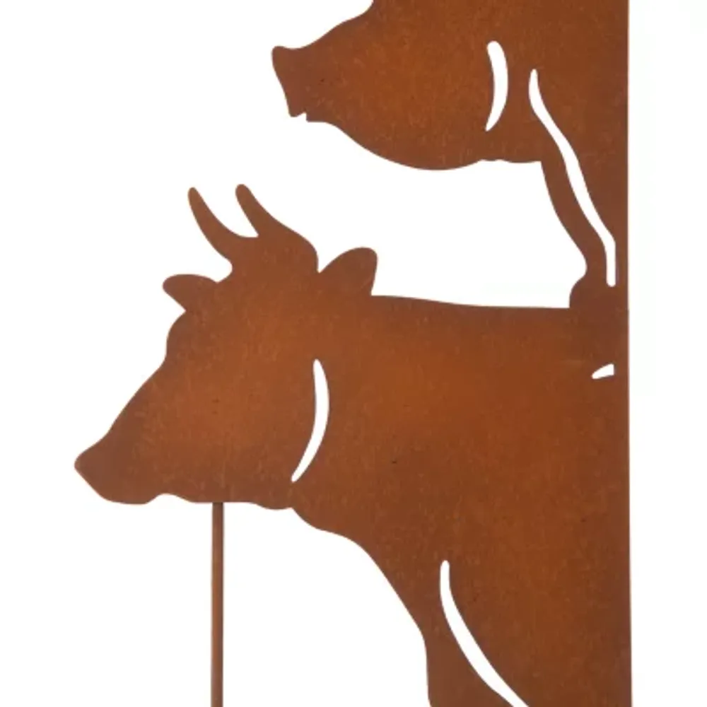 Glitzhome 3 Pieces Animals Yard Art