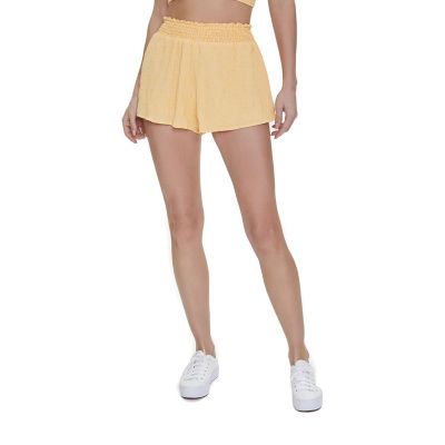 Forever 21 Juniors Womens High Rise Smocked Waist Pull-On Short