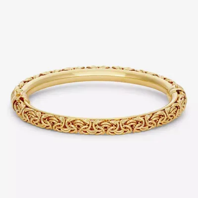 14K Gold Over Silver Bangle Bracelet