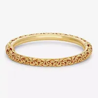 14K Gold Over Silver Bangle Bracelet