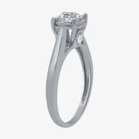 H-I / I1) Womens / CT. T.W. Lab Grown White Diamond 10K Gold Round Solitaire Engagement Ring