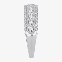 1 CT. T.W. Natural White Diamond 10K Gold Anniversary Wedding Band