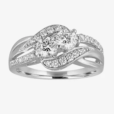 Two Forever™ 1 C.T. T.W. Natural Diamond 10K White Gold Ring