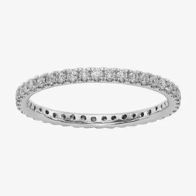 2MM 1/ CT. T.W. Mined White Diamond 14K Gold Eternity Wedding Band