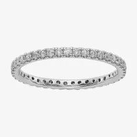 2MM 1/ CT. T.W. Natural White Diamond 14K Gold Eternity Wedding Band