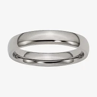 Mens 4Mm Titanium Wedding Band