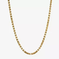 14K Yellow Gold Diamond-Cut Popcorn Chain Necklace