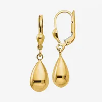 14K Gold Ball Drop Earrings