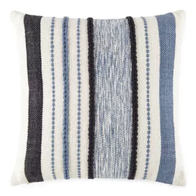 Linden Street Nubby Stripe Square Throw Pillow