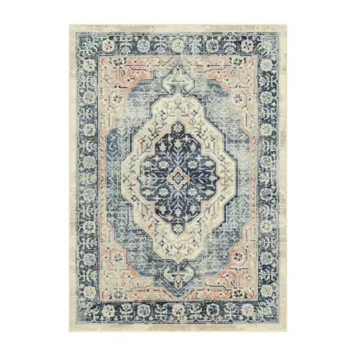 Maples Willa Distressed Persian Stain Resistant Indoor Rectanglar Area Rug