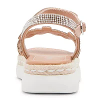 Madden Girl Lucina Little & Big  Girls Ankle Strap Footbed Sandals