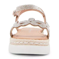 Madden Girl Lucina Little & Big  Girls Ankle Strap Footbed Sandals