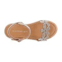 Madden Girl Lucina Little & Big  Girls Footbed Sandals