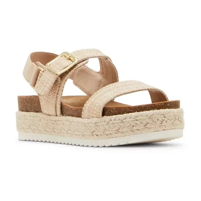 Madden Girl Luka Little & Big  Girls Slingback Strap Footbed Sandals