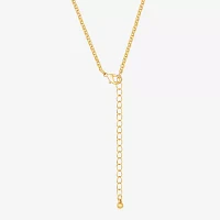JS Jessica Simpson Gold Tone 2-pc. Glass 18 Inch Cable Butterfly Heart Necklace Set