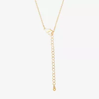JS Jessica Simpson Gold Tone Leopard Womens Multi Color Glass Alloy Pendant Necklaces