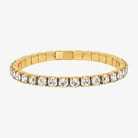 JS Jessica Simpson Gold Tone 3-pc. Glass Bracelet Set