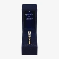 Sparkle Allure Womens Cubic Zirconia 14K Gold Over Brass Square Bangle Bracelet