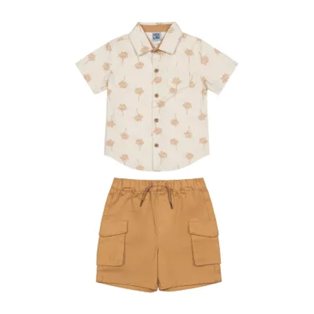 Little Lad Toddler Boys 2-pc. Short Set