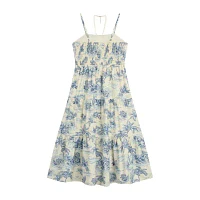 Byer California Big Girls Sleeveless Floral Maxi Dress