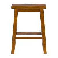 Barberry Counter Height Stool in Honey Brown
