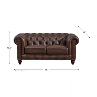 Alton Roll Arm Upholstered Loveseat