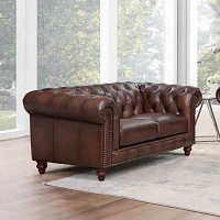 Alton Roll Arm Upholstered Loveseat