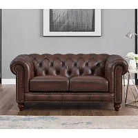 Alton Roll Arm Upholstered Loveseat