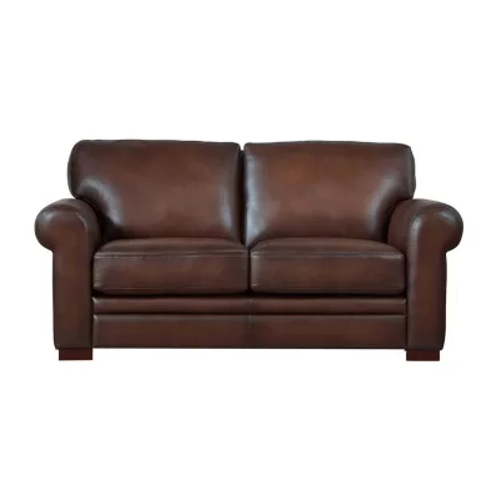 Brookfield Upholstered Roll Arm Loveseat