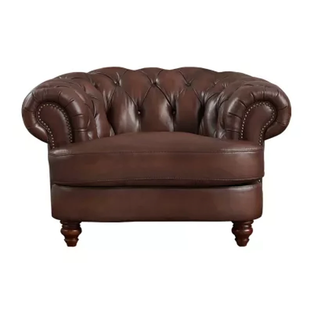 Newport Roll Arm Upholstered Accent Chair