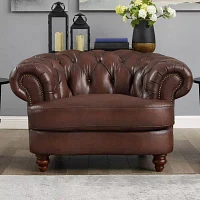 Newport Roll Arm Upholstered Accent Chair